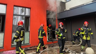 Пожежа в приватному дитсадку в Голосіївському районі 13 листопада 2025 