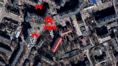 ФАБ-500 з неба: бомбардування вулиці Чорновола у Чернігові. РЕПОРТАЖ ФАБ-500 з неба: бомбардування вулиці Чорновола у Чернігові. РЕПОРТАЖ