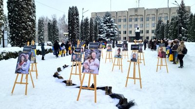 Відбулася акція на підтримку полонених і зниклих безвісти військових, Тернопільська