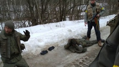 Як сумські добровольці російських танкістів ловили Як сумські добровольці російських танкістів ловили