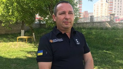 Начальник групи піротехнічних робіт Сергій Гоцуляк Начальник групи піротехнічних робіт Сергій Гоцуляк