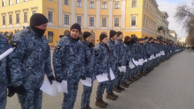 До Дня соборності України в Одесі створили "живий ланцюг" та заспівали Державний Гімн До Дня соборності України в Одесі створили "живий ланцюг" та заспівали Державний Гімн