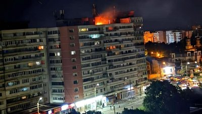 Наслідки падіння дрона в Галаці