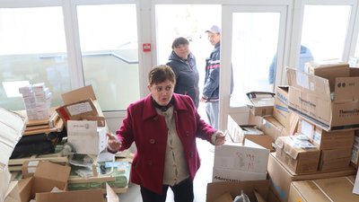 Охтирська центральна районна лікарня отримала гуманітарну допомогу з Німеччини Охтирська центральна районна лікарня отримала гуманітарну допомогу з Німеччини