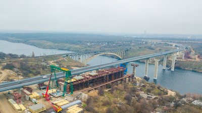 Новозбудованої частини запорізького мосту немає на картах навігаторів та служб таксі