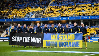 Збірна Швеції бойкотуватиме матч проти Росії, якщо РФ допустять до жіночого Євро-2022 з футболу