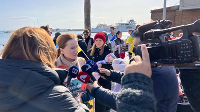 На Кіпрі відбувся марш проти війни в Україні. Серед учасників — миколаївці На Кіпрі відбувся марш проти війни в Україні. Серед учасників — миколаївці