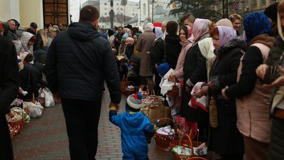 Пасхи, крашанки, писанки та молитва за Україну: як проходить Великдень у Вінниці Пасхи, крашанки, писанки та молитва за Україну: як проходить Великдень у Вінниці