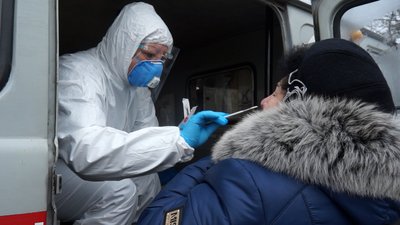 На Донеччині тест на COVID-19 роблять на дому