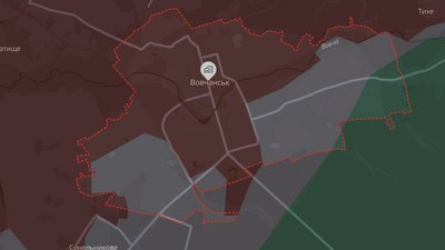 Вовчанськ на мапі, 4 березня 2026 року
