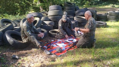 На Волині добровольці навчалися стрільби та домедичної допомоги На Волині добровольці навчалися стрільби та домедичної допомоги