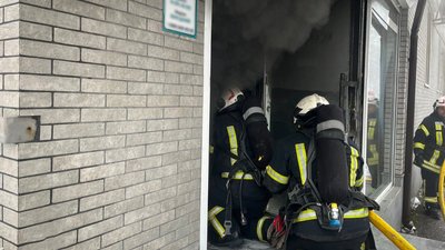 В Умані в офісі сталася пожежа