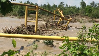 На Буковині відновили газопостачання у дев'яти селах після паводку, ще шість — без газу