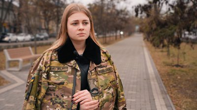 Донька зниклого безвісти Миколи Поліщука Інга