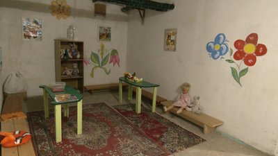 На фото укриття, куди ходять вихованці іншого дитсадка. На фото укриття, куди ходять вихованці іншого дитсадка.