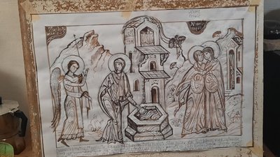 Завдяки пензлю та уяві. У Миколаєві художник створює мініатюри з янголами та пише ікони Завдяки пензлю та уяві. У Миколаєві художник створює мініатюри з янголами та пише ікони