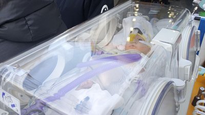 У Хмельницькому побував німецький парамедик, який рятує українських дітей