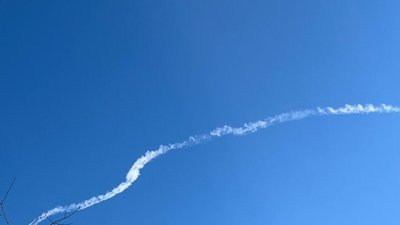 Слід від збиття над Одесою
