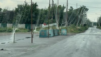 Дорога з Малотаранівки на Донеччині