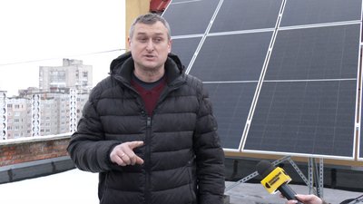 Під час відключень зберігаються світло і тепло в житловій багатоповерхівці у Рівному Під час відключень зберігаються світло і тепло в житловій багатоповерхівці у Рівному