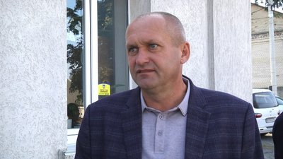 Голова Лісовогринівецької сільської ради Віталій Гралюк, 3 жовтня 2023. Фото: Суспільне Хмельницький