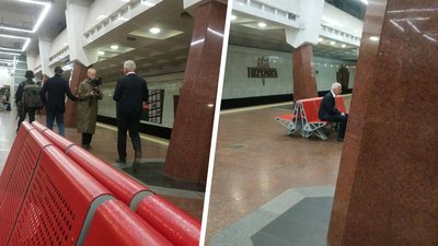 В метро Харкова помітили секретаря міськради без захисної маски