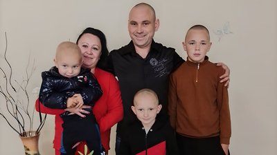 Сім'я Тетяни Білухи з міста Долинська. Сім'я Тетяни Білухи з міста Долинська.