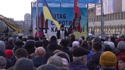 Харків'яни вийшли на акцію "Червоні лінії для президента" Харків'яни вийшли на акцію "Червоні лінії для президента"