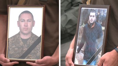 У Рівному прощались із загиблими бійцями Едуардом Поліщуком та Сергієм Сілюком