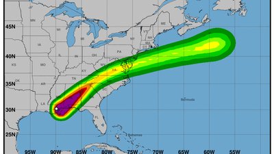 Ураган Зета вдарив по США. Є загиблі