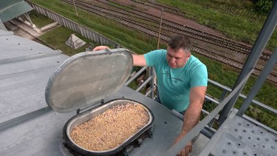 Переповнені минулорічним врожаєм зерносховища на півночі Чернігівщини: як вивезти зерно з-під кордону з РФ