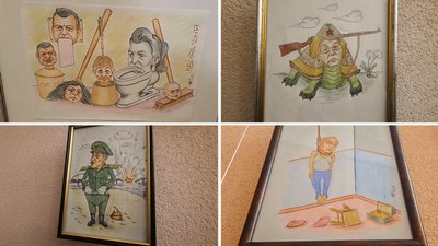 "Остогидлі сусіди". У Кропивницькому відкрили виставку карикатур "Остогидлі сусіди". У Кропивницькому відкрили виставку карикатур