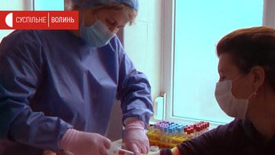 У Волинській лікарні показали як по-новому тестують на COVID-19