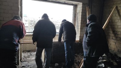Наслідки пожежі: мешканцям будинку на Гагаріна пропонують місця в готелі Наслідки пожежі: мешканцям будинку на Гагаріна пропонують місця в готелі