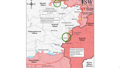 Росіяни хочуть відрізати Бахмут — ISW Росіяни хочуть відрізати Бахмут — ISW