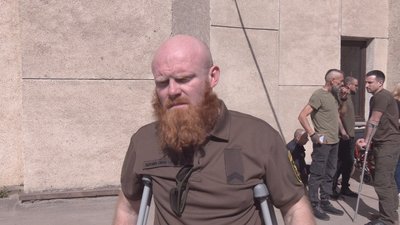 Побратим загиблого бійця Андрій Мельник, Тернопіль, 9 квітня 2024 Побратим загиблого бійця Андрій Мельник, Тернопіль, 9 квітня 2024