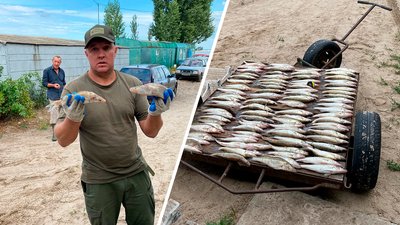 На Черкащині чоловік порушив правила промислового рибальства. Його затримав рибпатруль