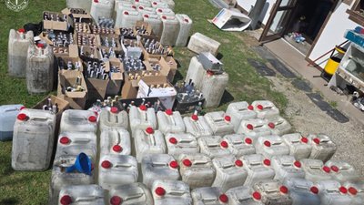 Виявлені спиртні напої піж час слідчих дій