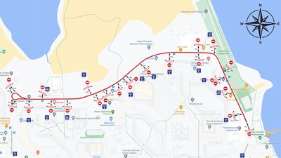 У Черкасах на кількох вулицях обмежать рух транспорту. Карта У Черкасах на кількох вулицях обмежать рух транспорту. Карта