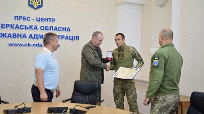 Відзначили учасника "Ігор Воїнів" з Черкас