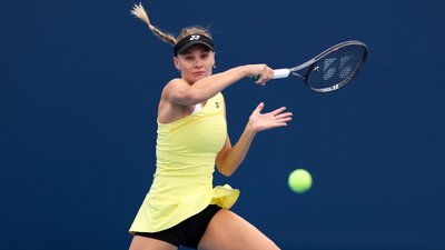 Даяна Ястремська у матчі першого кола турніруу WTA 1000 у Пекіні