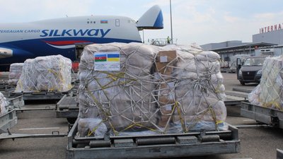 Прикарпатський благодійний фонд "Чисті серцем" отримав понад 100 тонн гуманітарної допомоги з Азербайджану Прикарпатський благодійний фонд "Чисті серцем" отримав понад 100 тонн гуманітарної допомоги з Азербайджану