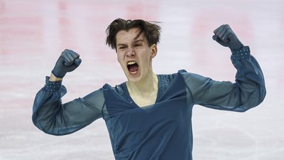 Кирило Марсак після короткої програми ЧС-2026 з фігурного катання