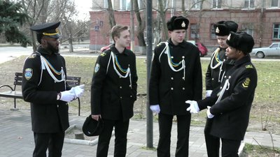 У Херсоні африканські студенти морської академії читали вірші Тараса Шевченка У Херсоні африканські студенти морської академії читали вірші Тараса Шевченка