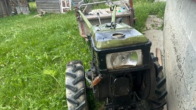 Мотоблок, яким керував неповнолітній
