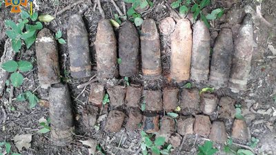 На Хмельниччині продовжують виявляти снаряди часів Другої світової війни