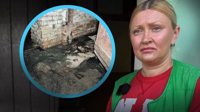 У Полтаві укриття в будинку затоплене нечистотами