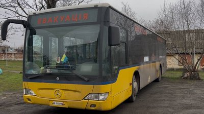 евакуація, автобус, переселенці