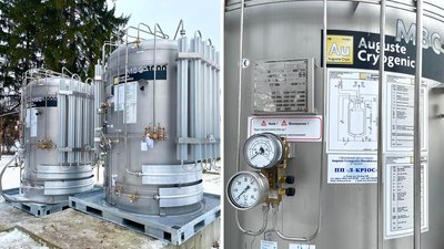Дві кисневі бочки об'ємом по 3 тони придбали для лікарні святого Мартина у Мукачеві
