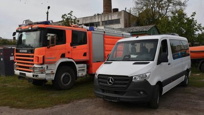 Чернігівщина отримала від міста-побратима Вольфсбурга мікроавтобус та пожежне авто